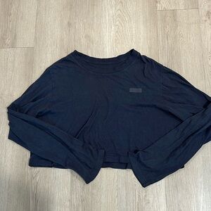 SET Active cropped long sleeve top